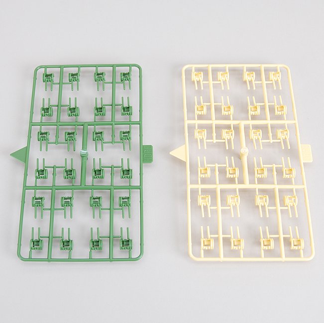 Bruder 42211 - Zinkenpaare Sand und Moosgrün