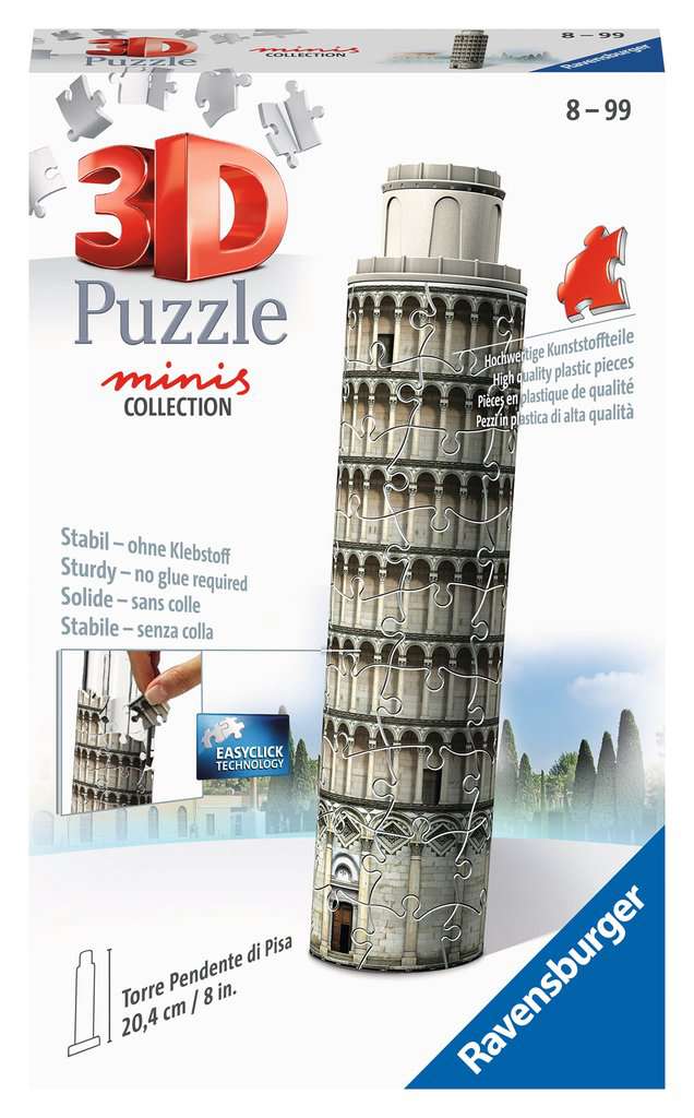 Ravensburger Puzzle - Mini Schiefer Turm von Pisa - 54 Teile