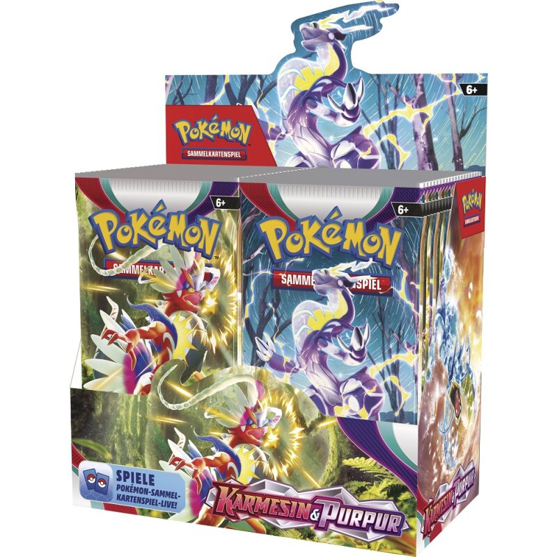 Pokemon Karmesin & Purpur Booster Display KP01