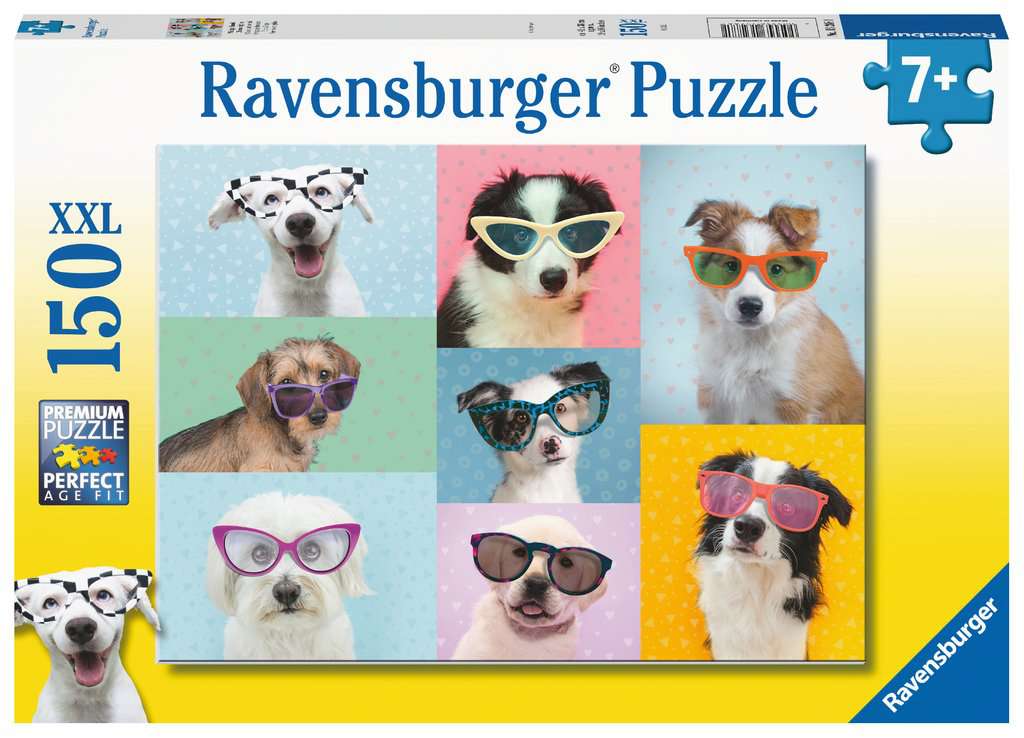 Ravensburger Puzzle - Witzige Hunde - 150 Teile XXL