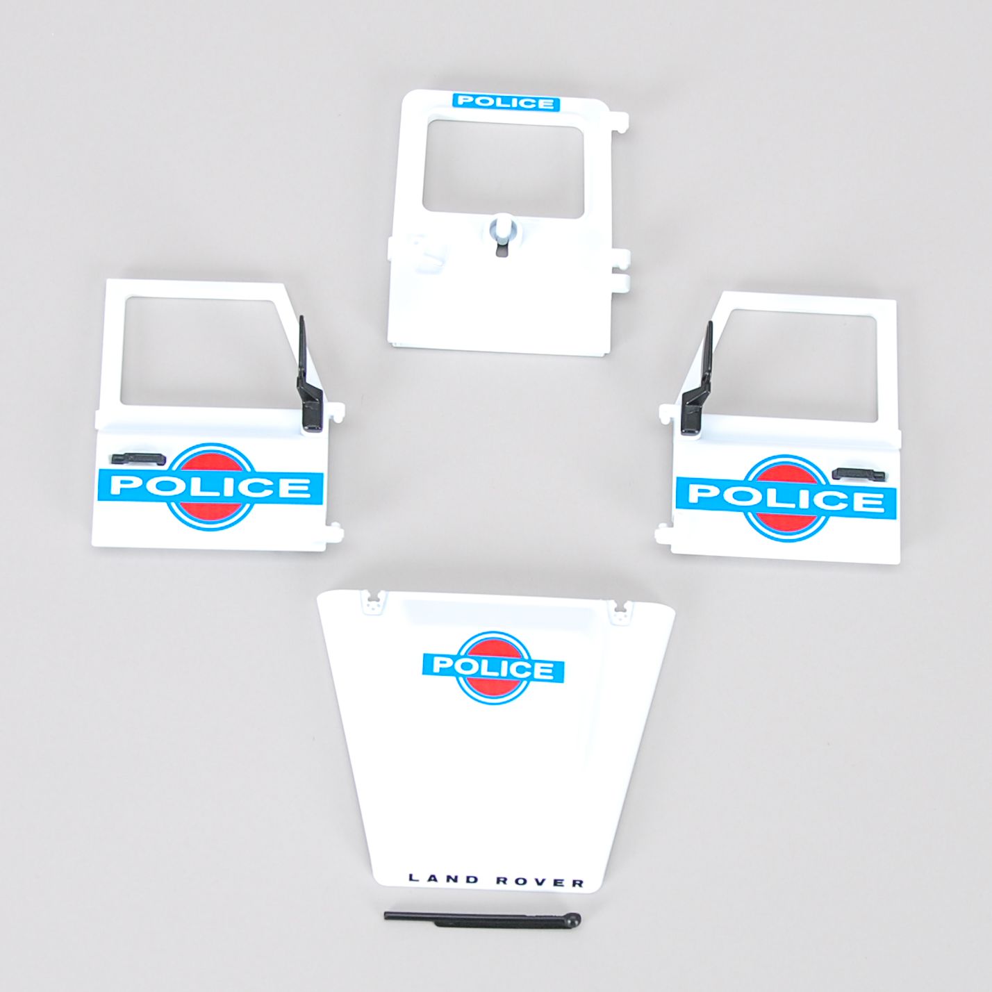 Bruder 42568 - Motorhaube und Türen Land Rover Polizei Ersatzteil