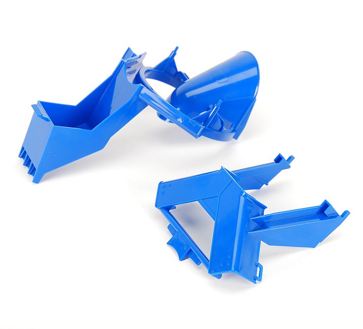 Bruder 42853 - Trichter für Betonmisch-LKW blau