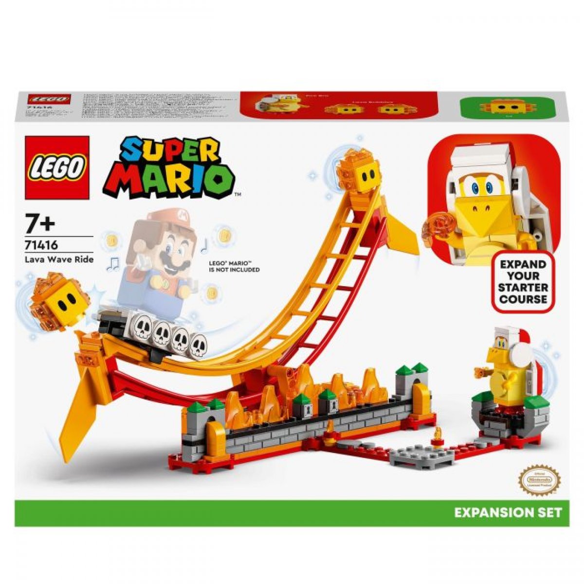 LEGO 71416 - Super Mario Lavawelle-Fahrgeschäft Erweit.