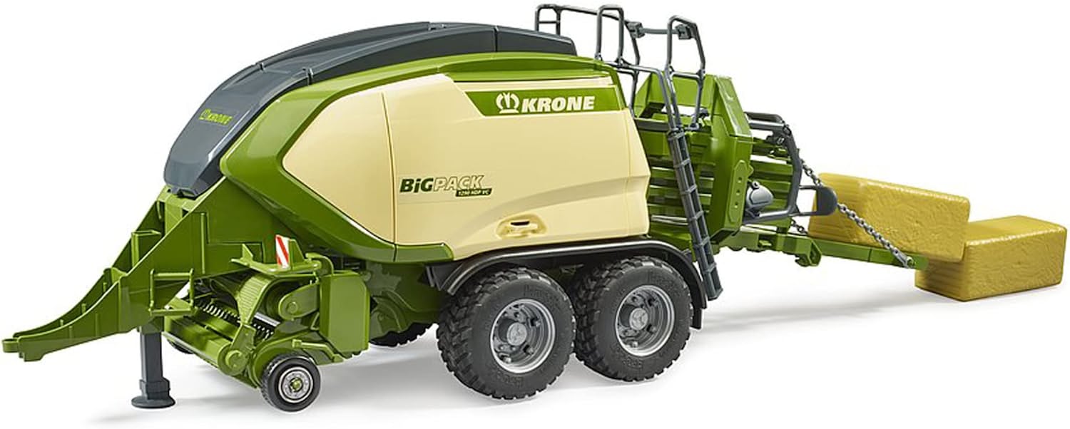 Bruder 02033 - Krone Big Pack 1290 HDP VC mit 2 Quaderballen