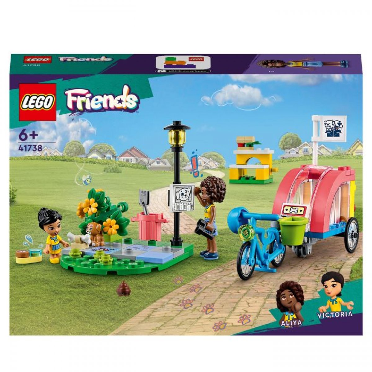 LEGO 41738 - Friends Hunderettungsfahrrad