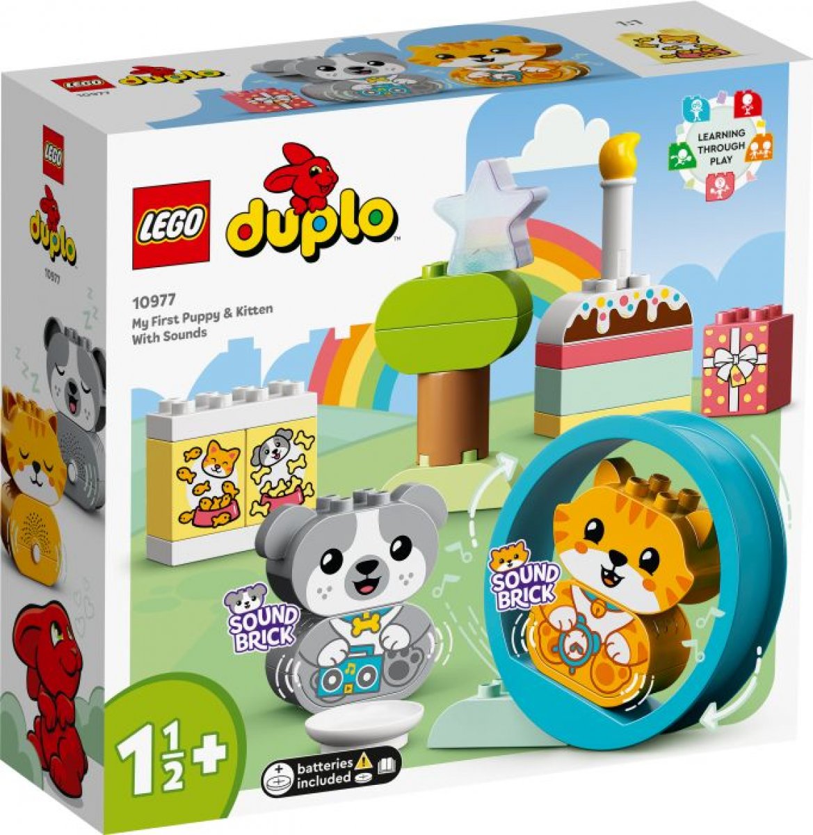 LEGO 10977 - Duplo Mein erstes Hündchen u Kätzchen mit Ton