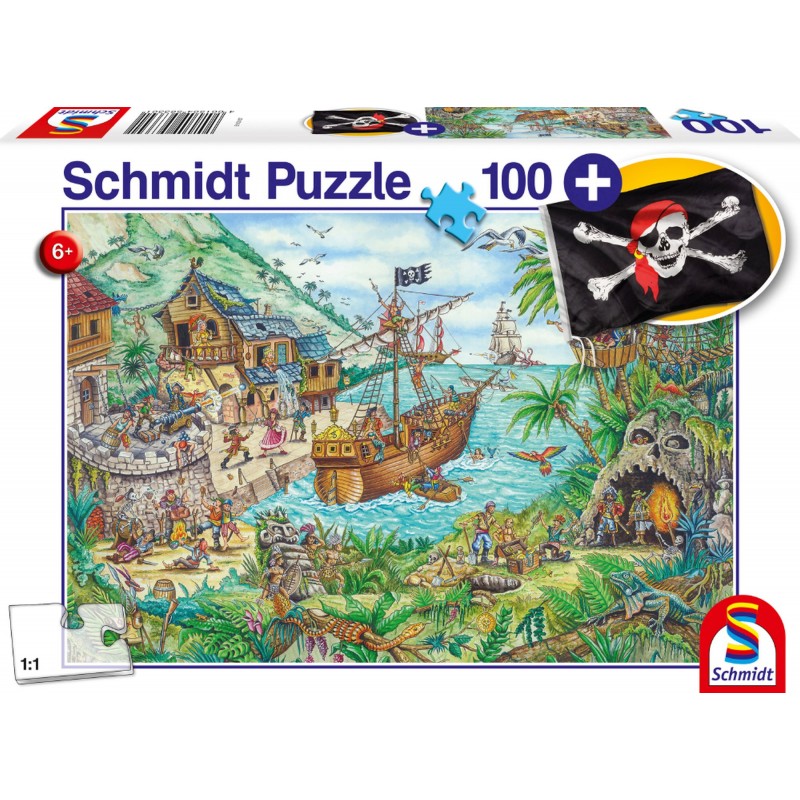 Schmidt Puzzle - In der Piratenbucht - 100 Teile