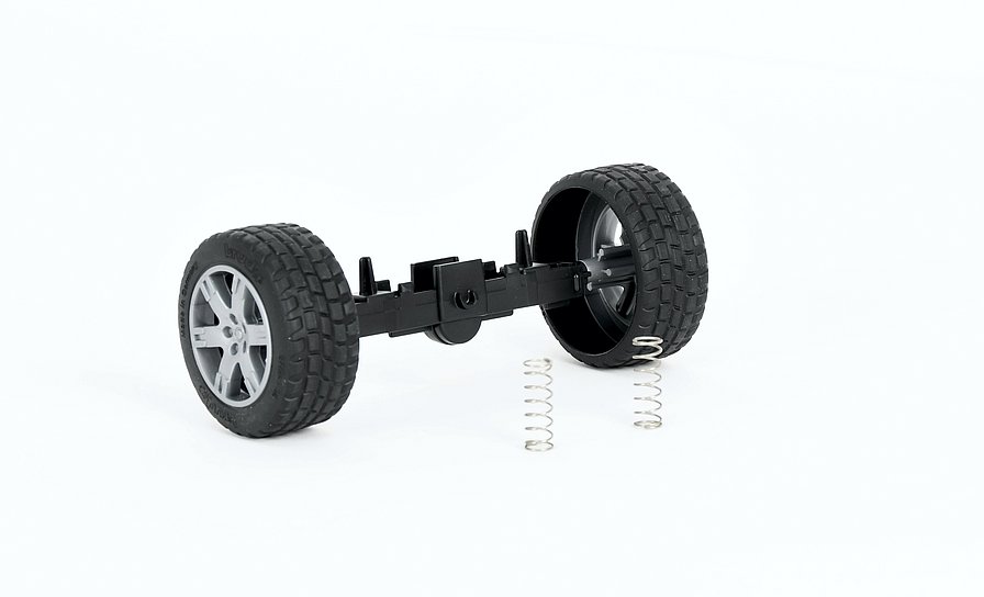 Bruder 43511 - Hinterachse RAM 2500 Polizei