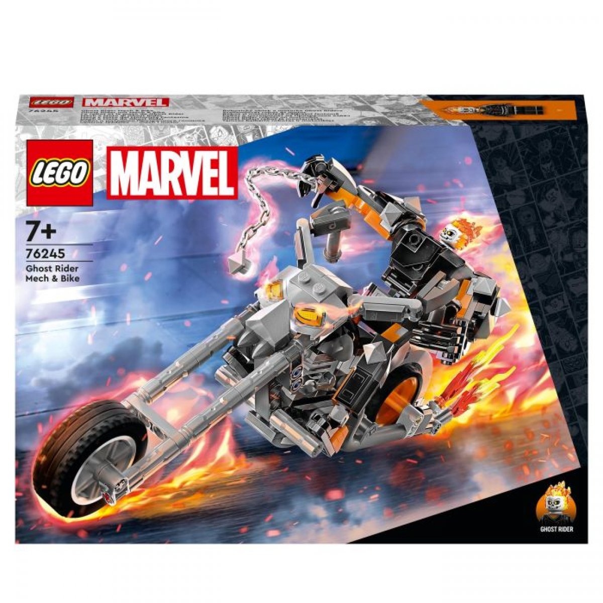 LEGO 76245 - Marvel Super HeroesGhost Rider mit Mech & Bi
