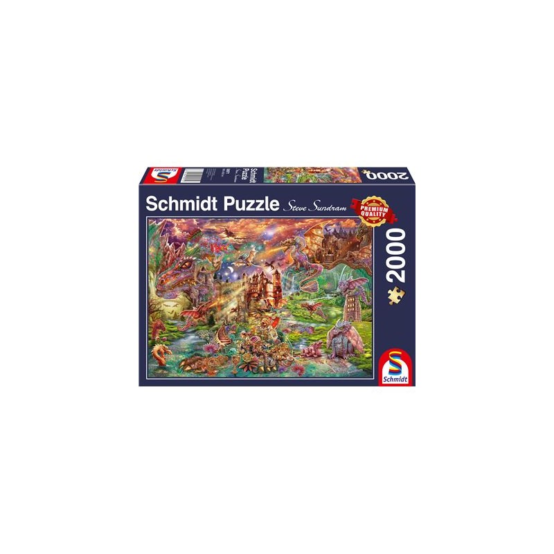 Schmidt Puzzle - Der Schatz der Drachen - 2000 Teile