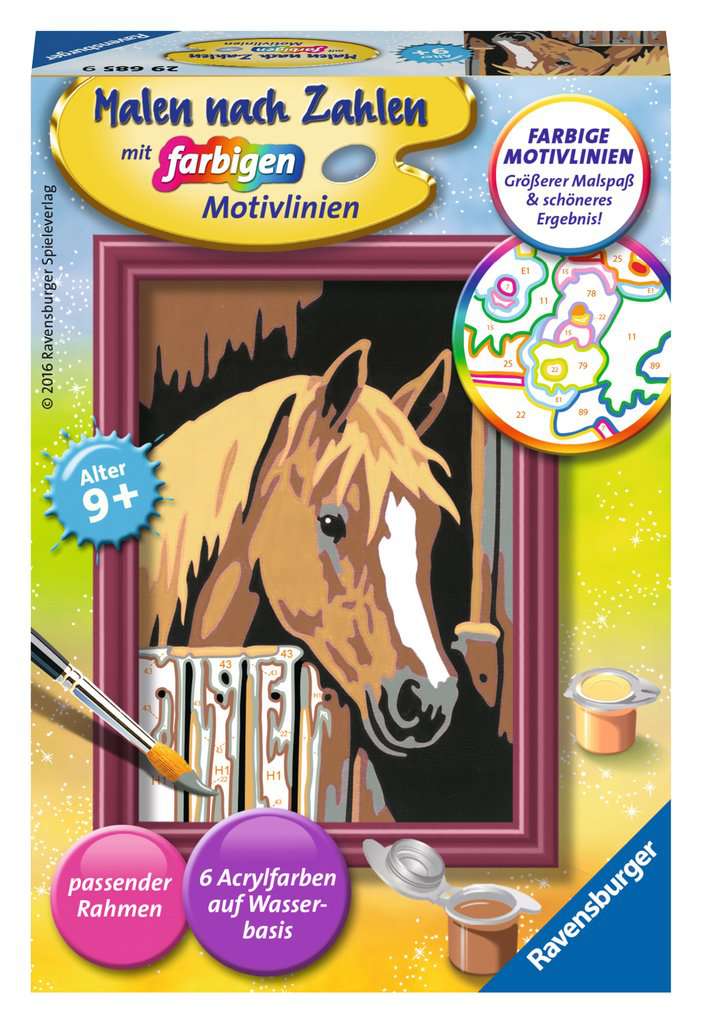 Ravensburger Malen nach Zahlen - Pferd im Stall