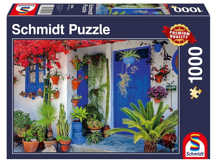 Schmidt Puzzle - Mediterrane Haustür - 1000 Teile