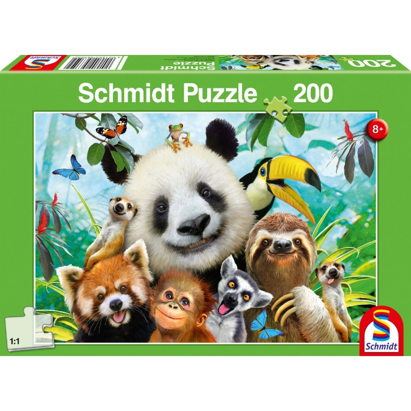 Schmidt Puzzle - Einfach tierisch! - 200 Teile
