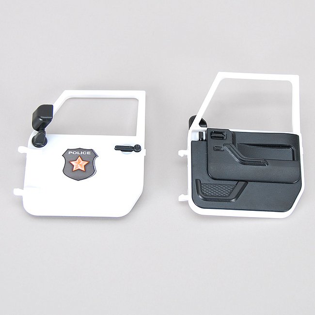 Bruder 42507 - Fahrer und Beifahrertüre Jeep Wrangler Rubicon Polizei