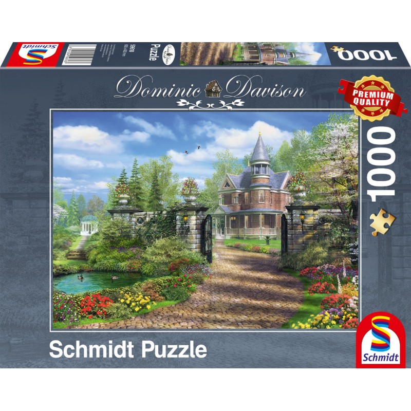 Schmidt Puzzle - Dominic Davison: Idyllisches Landgut - 1.000 Teile