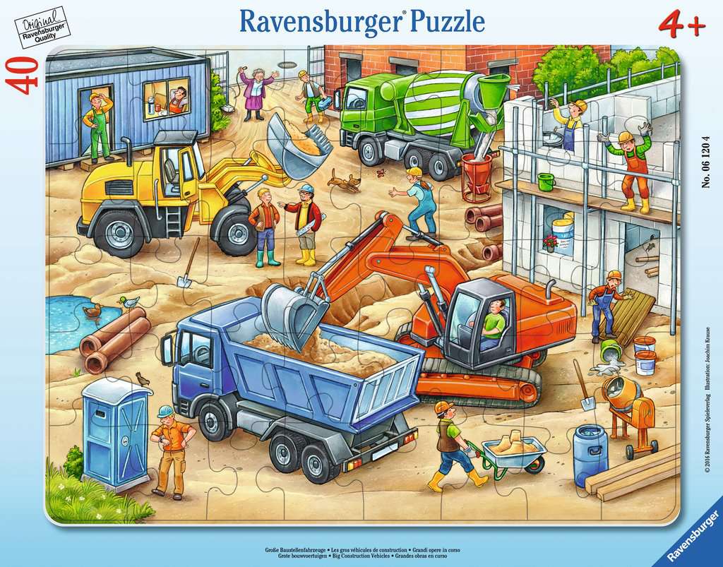 Ravensburger Puzzle - Große Baustellenfahrzeuge