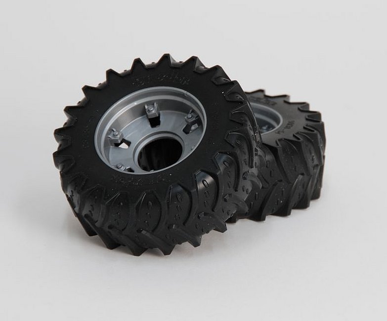 Bruder 43191 - Vorderräder links u. rechts Case Optum 300 CVX
