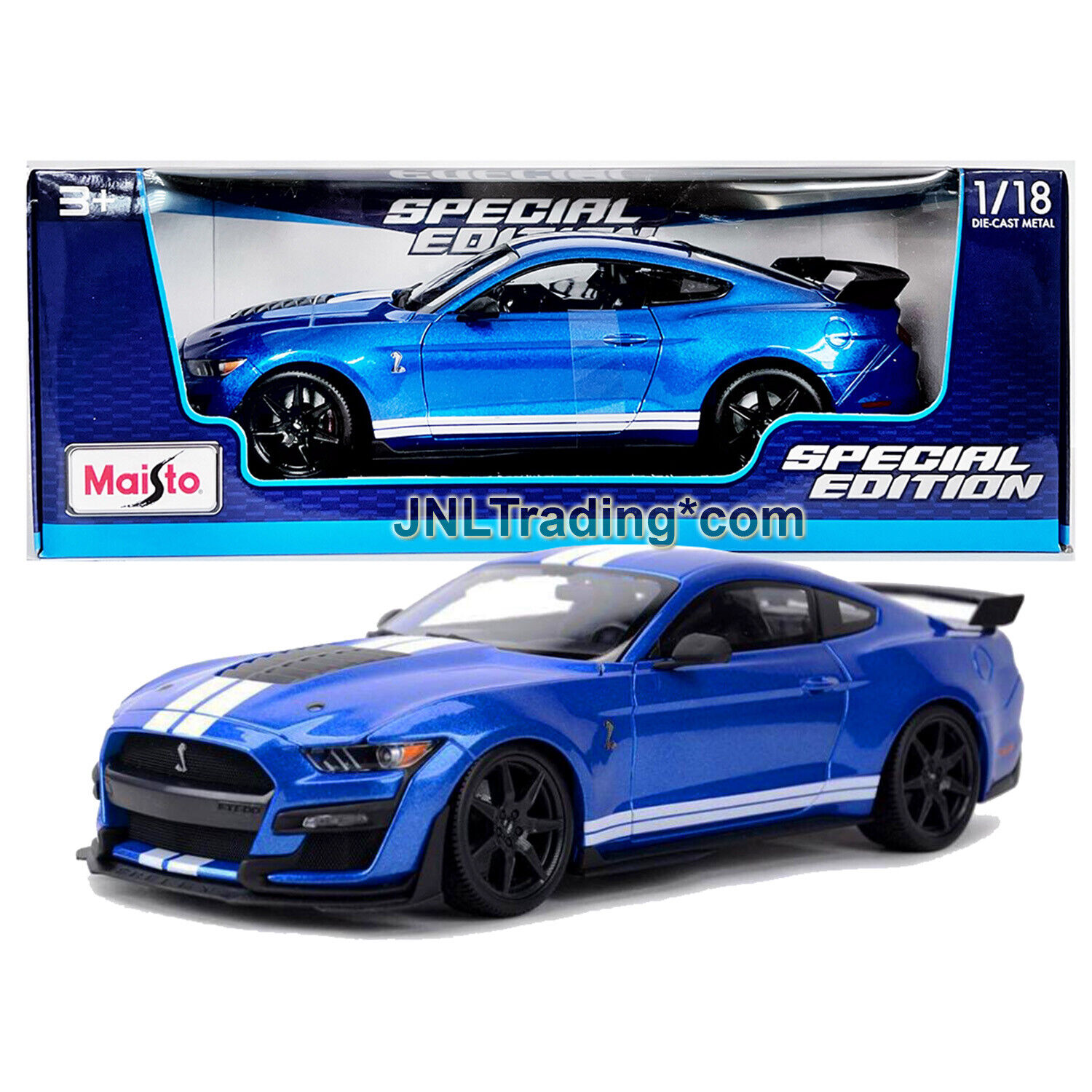 Maisto - 1:18 Ford Mustang Shelby 2020 blau