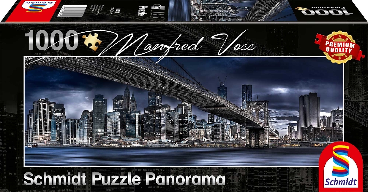 Schmidt Puzzle - Panorama Puzzle New York - 1000 Teile