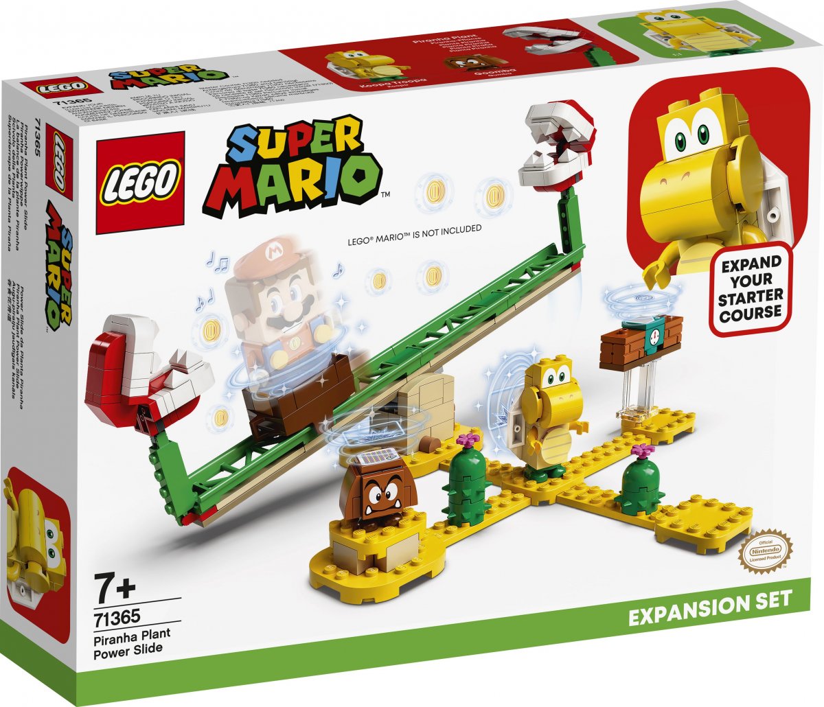 LEGO Super Mario 71365 - Challenge Piranha Pflanze Powerwippe Erweiterungsset