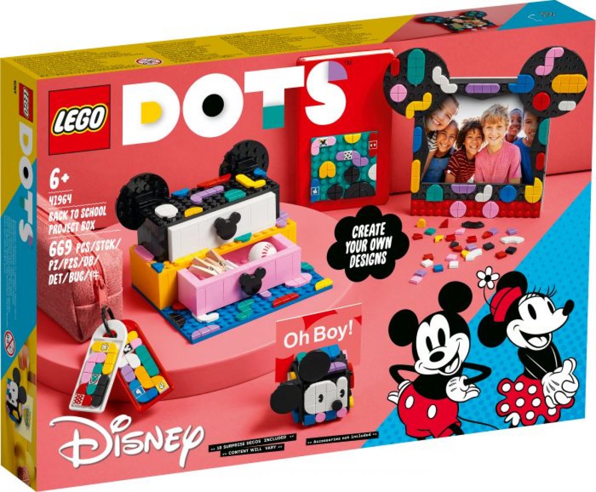 LEGO 41964 - DOTs Micky & Minnie Kreativbox Schulanfang