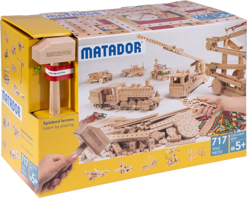 Matador Explorer E717 Holz Konstruktionsbaukasten