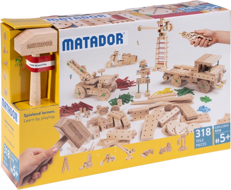 Matador Explorer E318 Holz Konstruktionsbaukasten